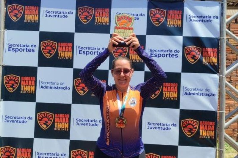 Atleta de Batalha conquista 2º lugar no feminino do Barras Marathon 2025