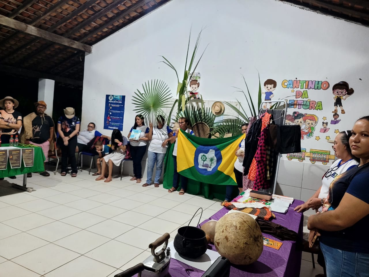 Escola em Cacimbas I realiza projeto sobre patrimônio, cultura e lazer de Batalha