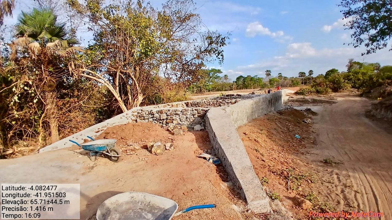 Passagem molhada da Data Macambira avança e obra deve ser concluída em dezembro