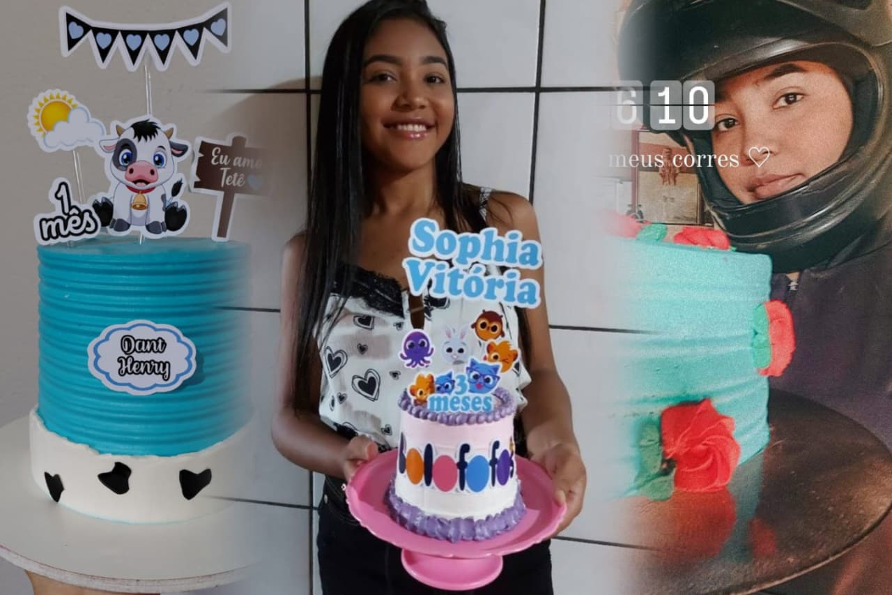 Raene Gonçalves transforma paixão por bolos em empreendedorismo em Caraíbas