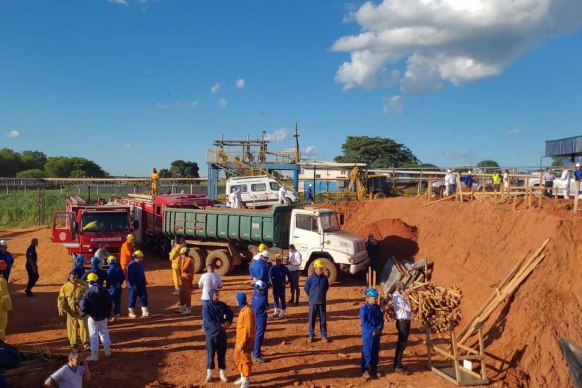 Quatro piauienses morrem soterrados durante obra em frigorífico no interior paulista
