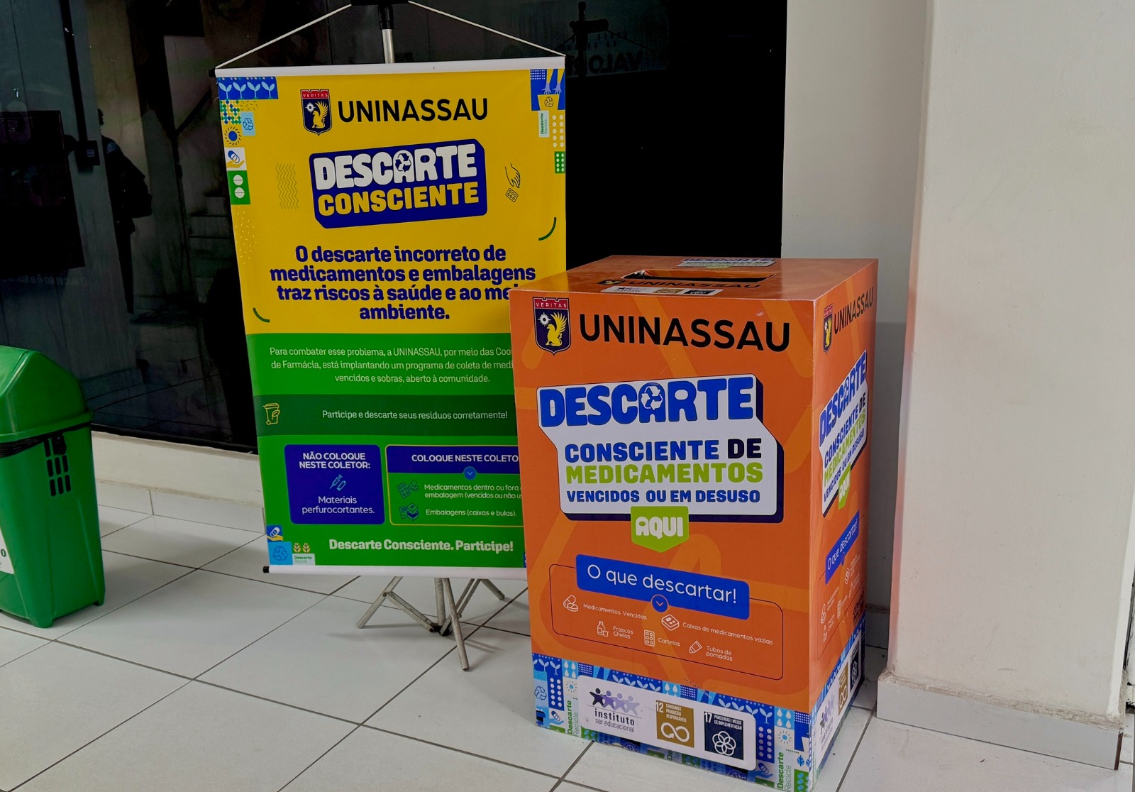 UNINASSAU Teresina funciona como ponto de coleta e descarte de medicamentos