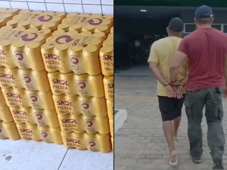 Suspeito de furtar 100 fardos de cerveja é preso no Piauí