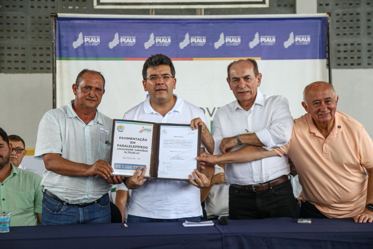 Governo autoriza obra de R$ 2,2 milhões em calçamento em Caraíbas