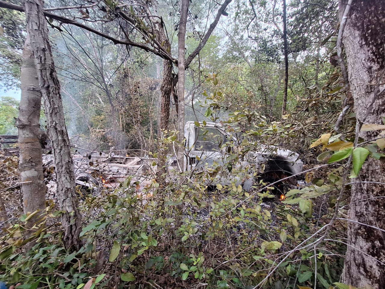 Veículo roubado em assalto em Batalha é localizado incendiado