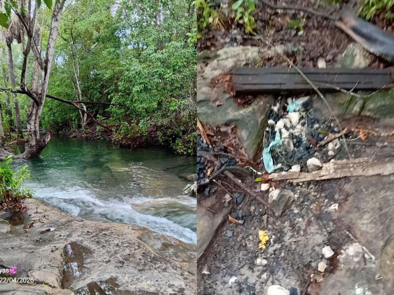 Lixo deixado por visitantes preocupa moradores das Pacas em Batalha