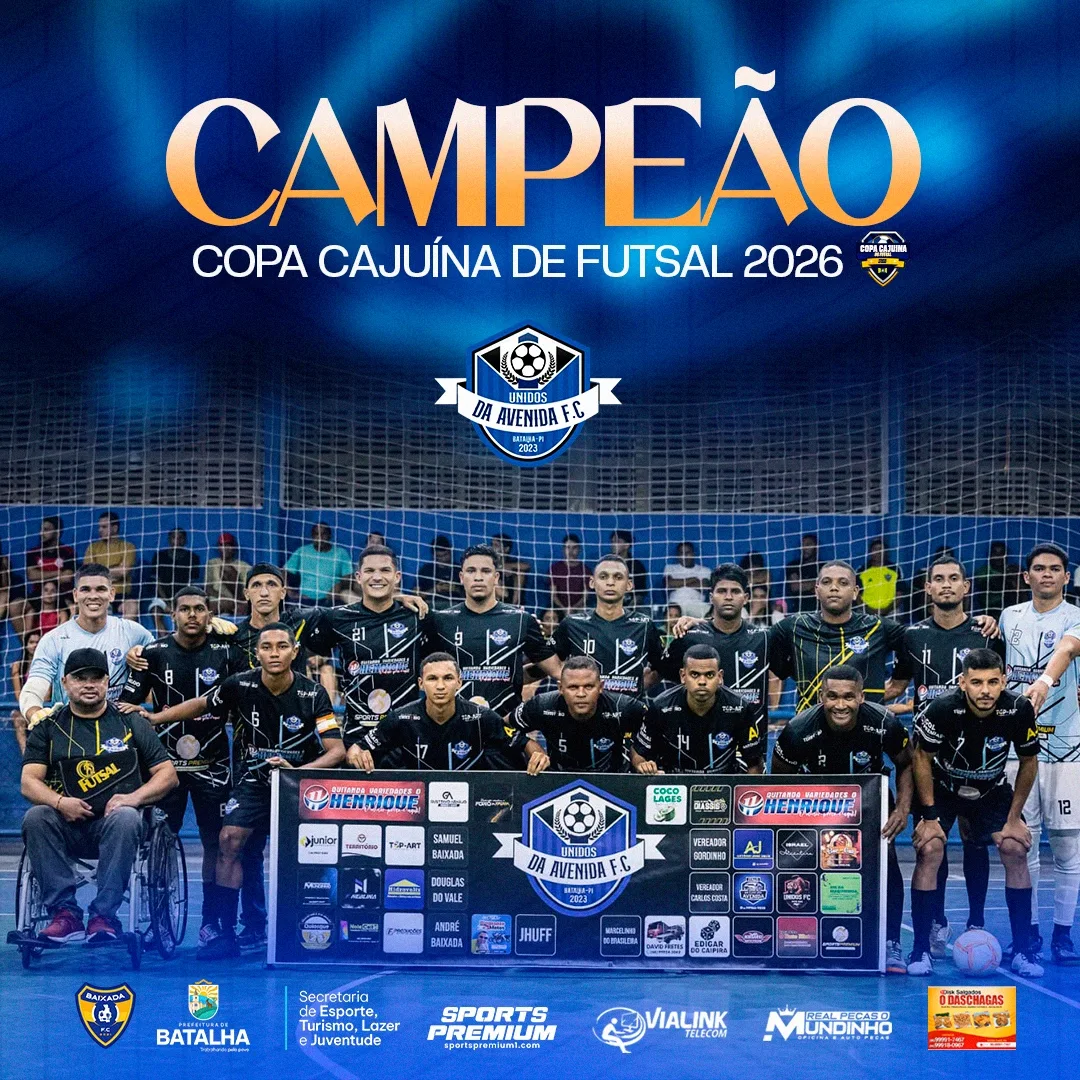 Avenida F.C. conquista Copa Cajuína de Futsal em final em Batalha