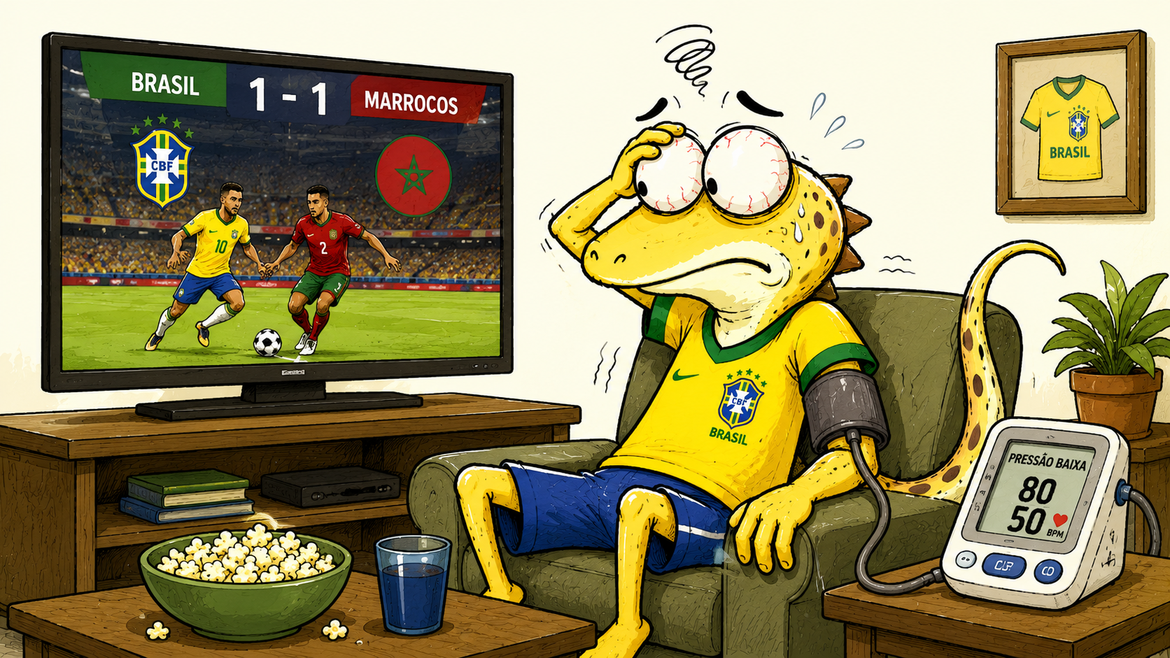 Nem ganhou, nem perdeu: só deixou o brasileiro aperreado