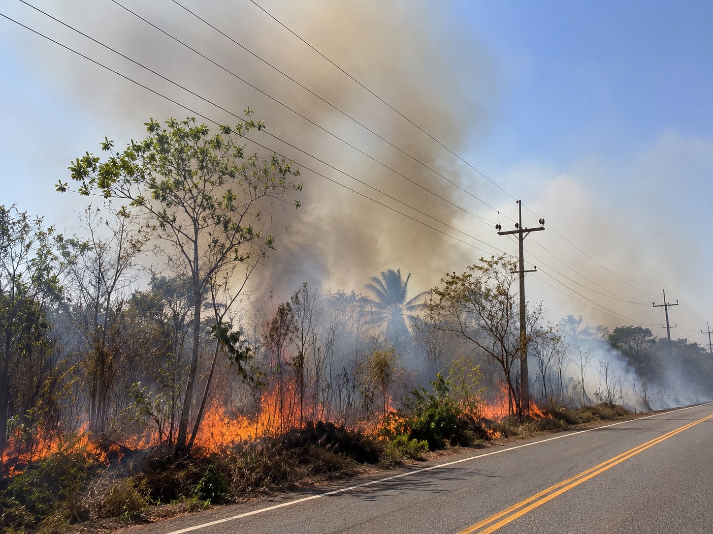 Piauí registra 222 faltas de energia causadas por queimadas até julho