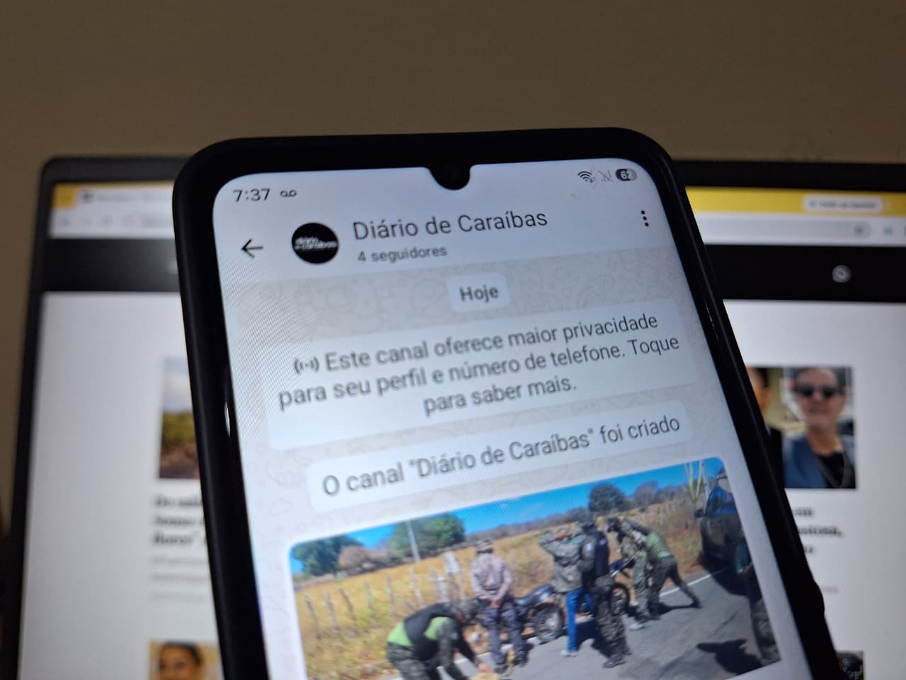 Diário de Caraíbas lança canal no WhatsApp para ampliar acesso às notícias