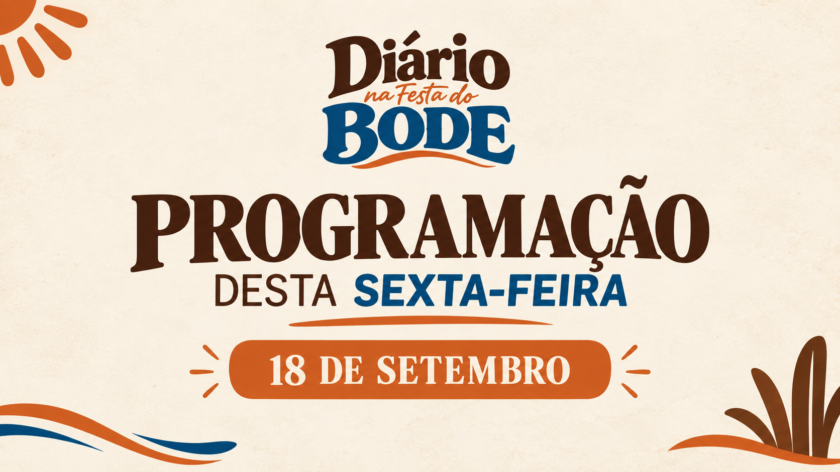 Festa do Bode 2026 começa hoje em Batalha; confira a programação desta sexta
